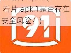 91看片.apk.1(91 看片.apk.1是否存在安全风险？)