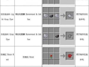 迷你世界淡灰色染料的制作与获取方法详解