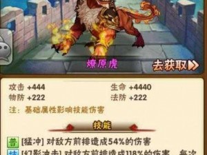 少年三国志：燎原虎战力评估与技能神炼详解