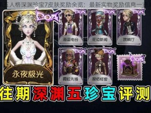 第五人格深渊珍宝7皮肤奖励全览：最新实物奖励信息一览表