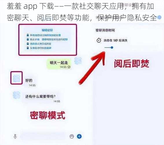 羞羞 app 下载——一款社交聊天应用，拥有加密聊天、阅后即焚等功能，保护用户隐私安全