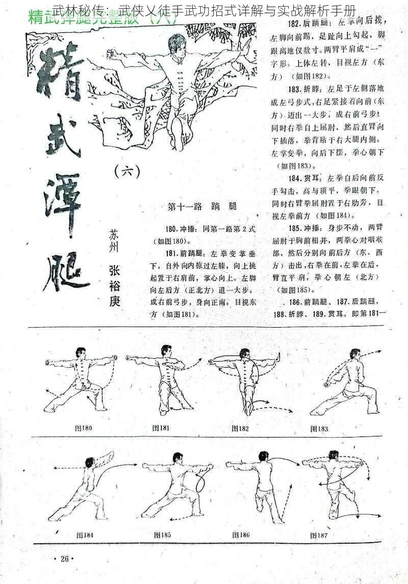 武林秘传：武侠乂徒手武功招式详解与实战解析手册