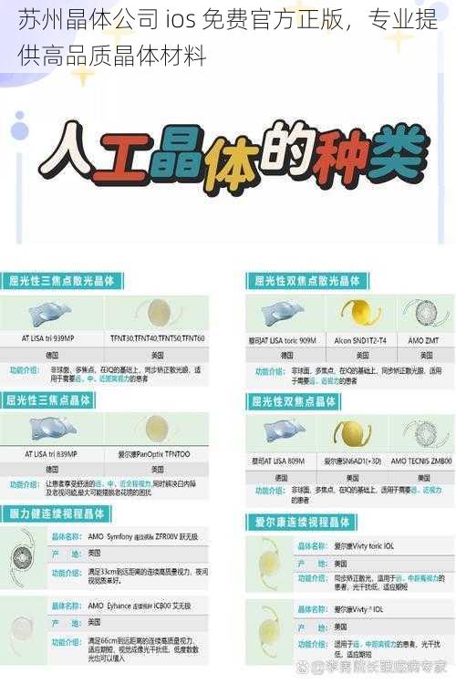 苏州晶体公司 ios 免费官方正版，专业提供高品质晶体材料
