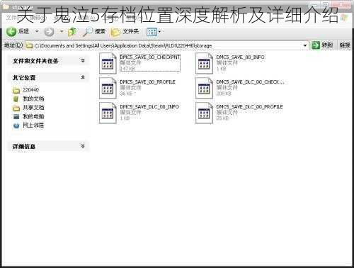 关于鬼泣5存档位置深度解析及详细介绍