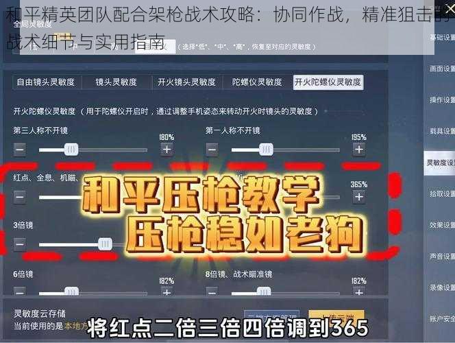 和平精英团队配合架枪战术攻略：协同作战，精准狙击的战术细节与实用指南