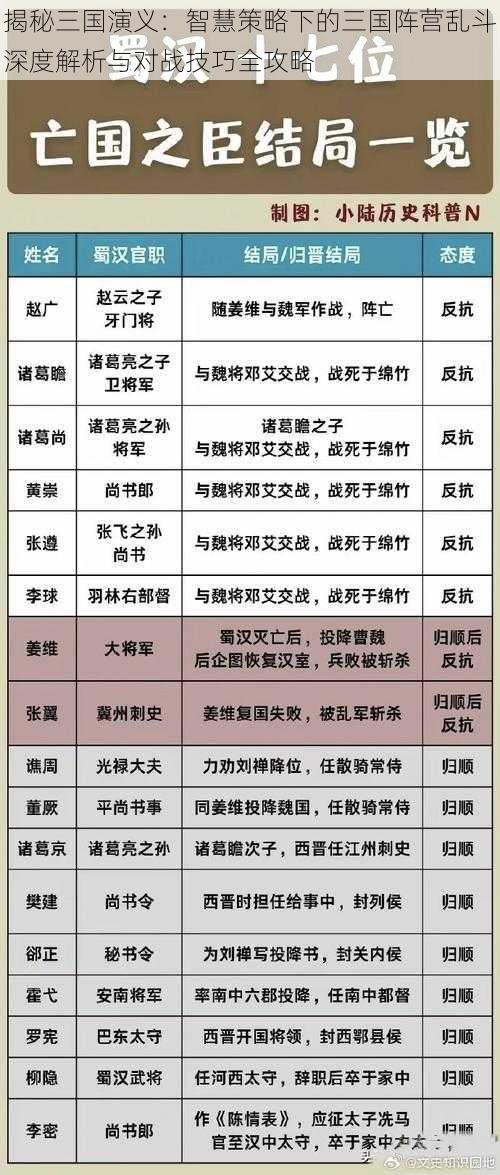 揭秘三国演义：智慧策略下的三国阵营乱斗深度解析与对战技巧全攻略