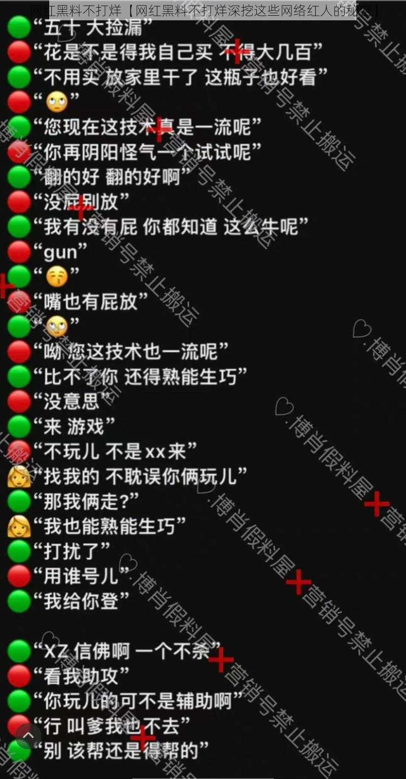 网红黑料不打烊【网红黑料不打烊深挖这些网络红人的秘密】