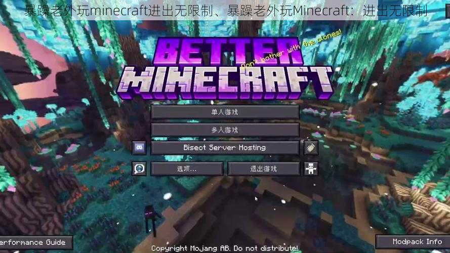 暴躁老外玩minecraft进出无限制、暴躁老外玩Minecraft：进出无限制