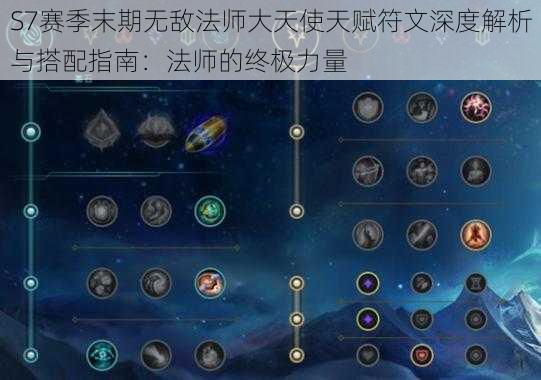 S7赛季末期无敌法师大天使天赋符文深度解析与搭配指南：法师的终极力量