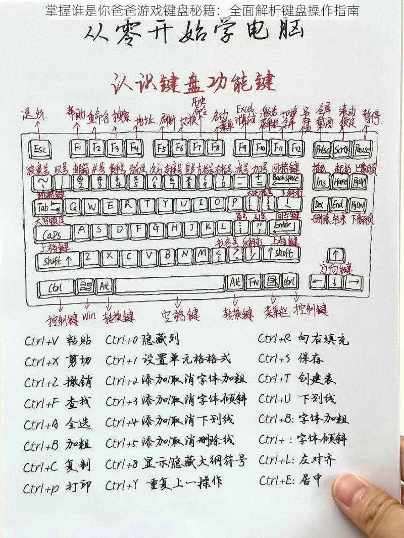 掌握谁是你爸爸游戏键盘秘籍：全面解析键盘操作指南