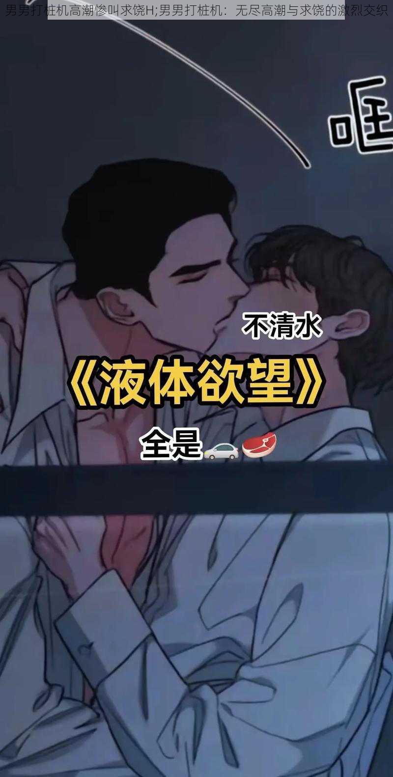 男男打桩机高潮惨叫求饶H;男男打桩机：无尽高潮与求饶的激烈交织