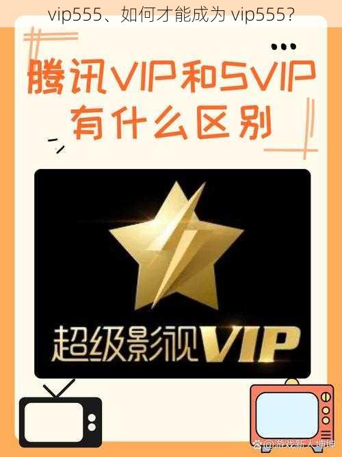 vip555、如何才能成为 vip555？