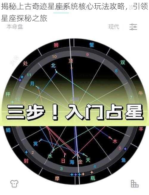 揭秘上古奇迹星座系统核心玩法攻略，引领星座探秘之旅