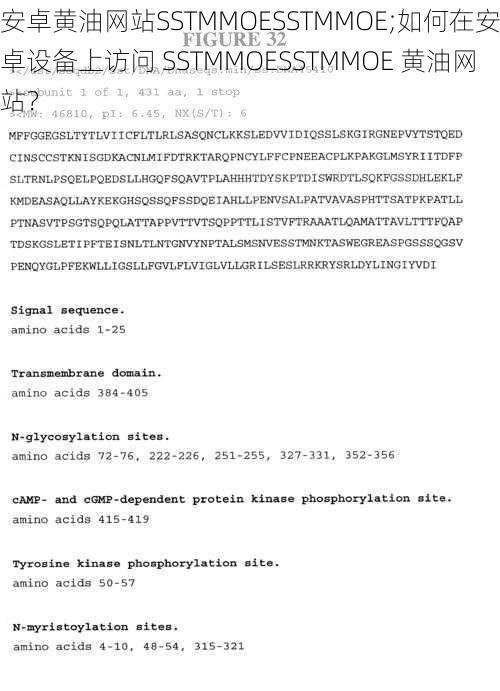 安卓黄油网站SSTMMOESSTMMOE;如何在安卓设备上访问 SSTMMOESSTMMOE 黄油网站？