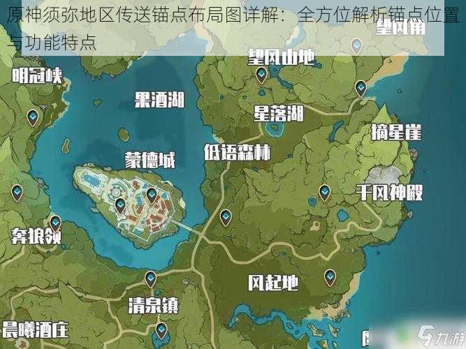 原神须弥地区传送锚点布局图详解：全方位解析锚点位置与功能特点