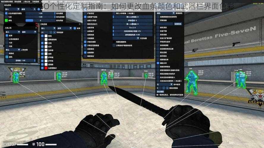 CSGO个性化定制指南：如何更改血条颜色和武器栏界面色彩