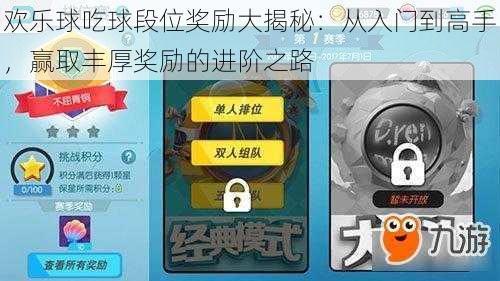 欢乐球吃球段位奖励大揭秘：从入门到高手，赢取丰厚奖励的进阶之路