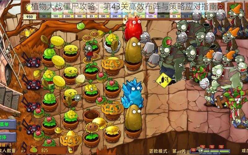 植物大战僵尸攻略：第43关高效布阵与策略应对指南